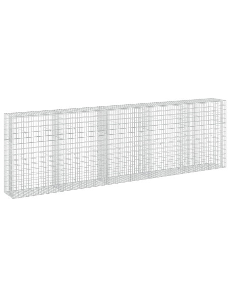 Gabione con Filo da 3,5 mm e Rete da 5x10 cm 500x50x150 cm