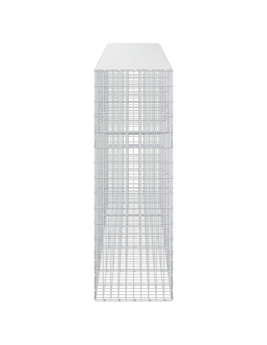 Gabione con Filo da 3,5 mm e Rete da 5x10 cm 500x50x150 cm