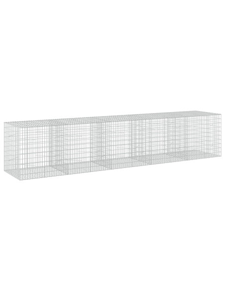 Gabione con Filo da 3,5 mm e Rete da 5x10 cm 500x100x100 cm