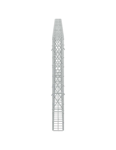 Gabione con Filo da 3,5 mm e Rete da 5x10 cm 400x10x100 cm