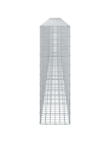 Gabione con Filo da 3,5 mm e Rete da 5x10 cm 850x30x100 cm