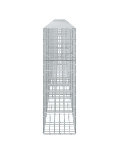 Gabione con Filo da 3,5 mm e Rete da 5x10 cm 850x30x100 cm