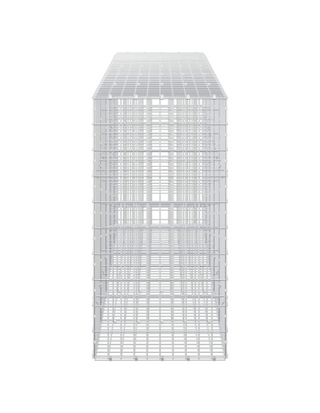 Gabione con Filo da 3,5 mm e Rete da 5x10 cm 500x50x100 cm