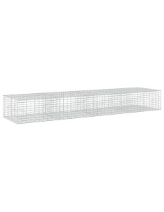 Gabione con Filo da 3,5 mm e Rete da 5x10 cm 400x100x50 cm 2
