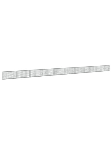 Gabione con Filo da 3,5 mm e Rete da 5x10 cm 1000x20x50 cm