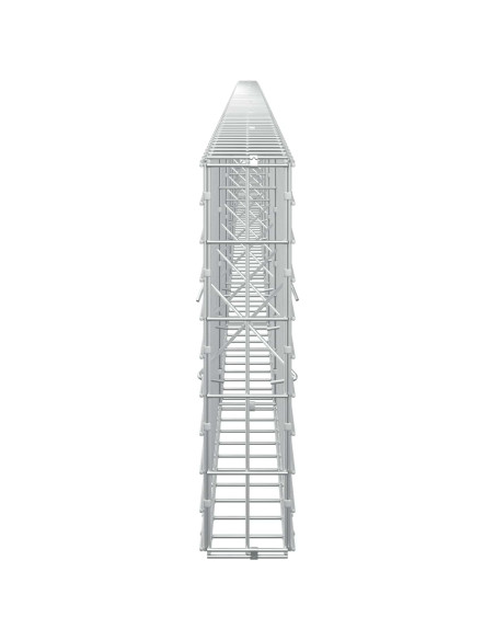 Gabione con Filo da 3,5 mm e Rete da 5x10 cm 850x10x50 cm
