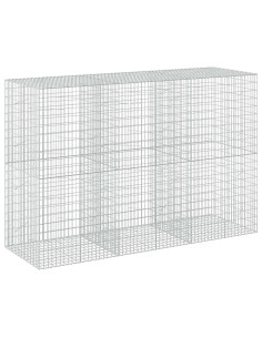Gabione con Filo da 3,5 mm e Rete da 5x10 cm 300x100x200 cm 2