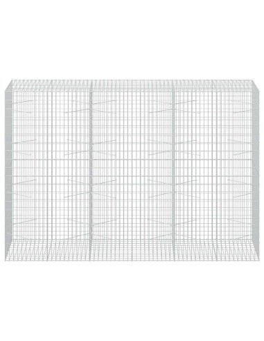 Gabione con Filo da 3,5 mm e Rete da 5x10 cm 300x100x200 cm