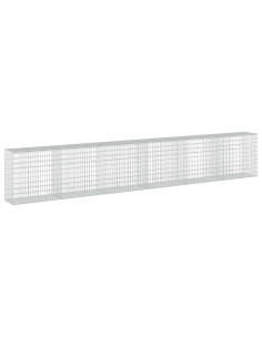 Gabione con Filo da 3,5 mm e Rete da 5x10 cm 600x50x100 cm 2