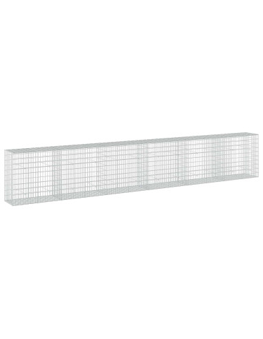 Gabione con Filo da 3,5 mm e Rete da 5x10 cm 600x50x100 cm
