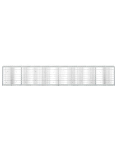 Gabione con Filo da 3,5 mm e Rete da 5x10 cm 600x50x100 cm