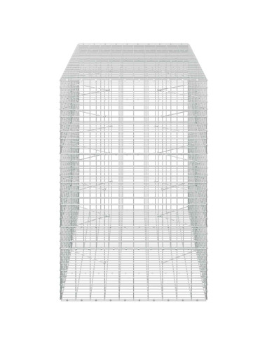 Gabione con Filo da 3,5 mm e Rete da 5x10 cm 200x100x150 cm