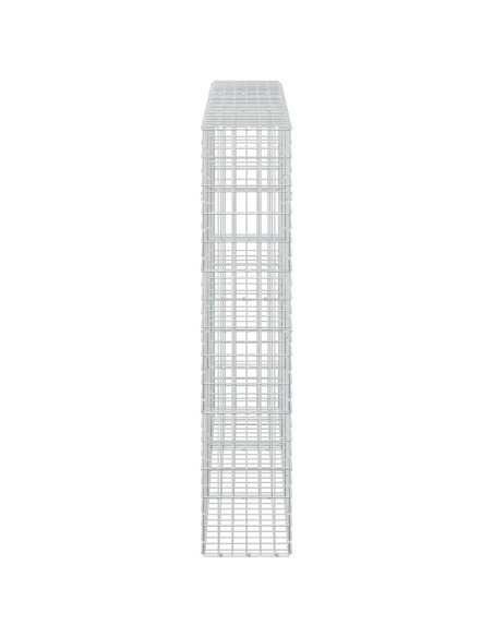 Gabione con Filo da 3,5 mm e Rete da 5x10 cm 300x30x150 cm