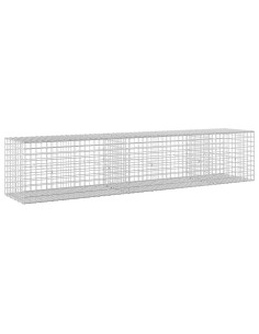 Gabione con filo da 5 mm e rete da 5x5 cm 250x50x50 cm 2