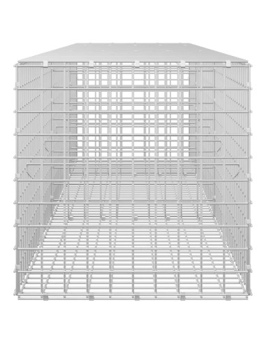 Gabione con filo da 5 mm e rete da 5x5 cm 250x50x50 cm
