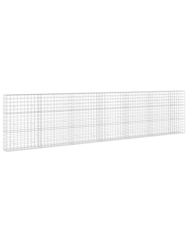 Gabione con Filo da 3,5 mm e Rete da 10x10 cm 650x30x150 cm