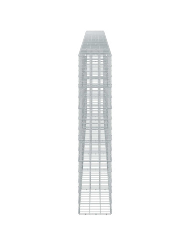 Gabione con Filo da 3,5 mm e Rete da 10x10 cm 650x30x150 cm
