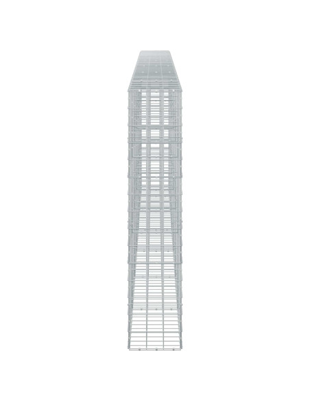 Gabione con Filo da 3,5 mm e Rete da 10x10 cm 650x30x150 cm