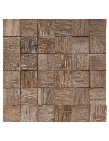 Pannello da Parete 11 pz Naturale 30 x 30 x 2 cm