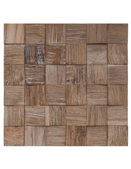 Pannello da Parete 11 pz Naturale 30 x 30 x 2 cm