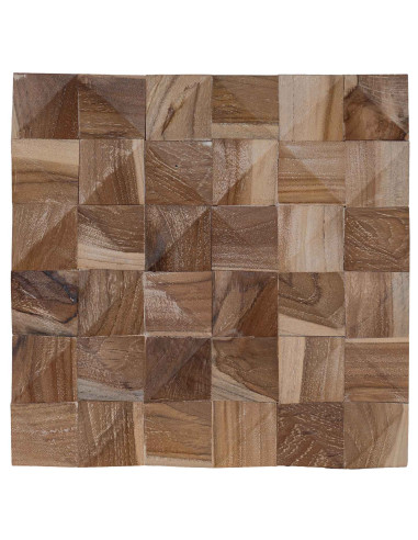 Pannello da Parete 11 pz Naturale 30 x 30 x 2 cm