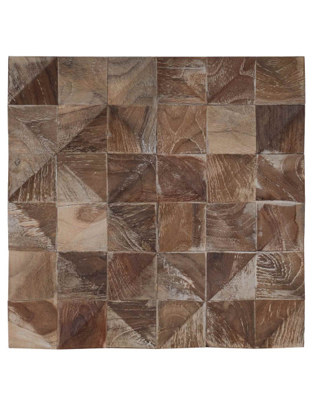 Pannelli da parete 11 pz Bianco sbiancato 30 x 30 x 1,7 cm