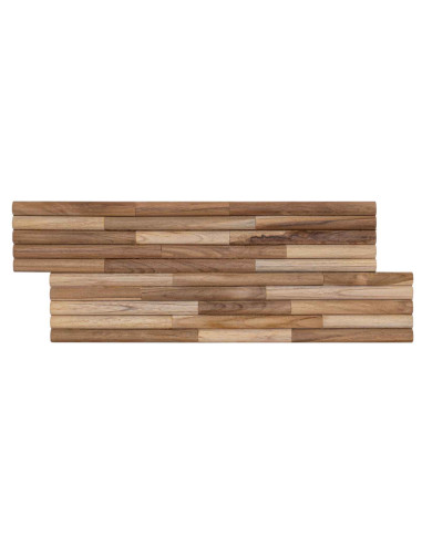 Pannello da Parete 10 pz Naturale 55 x 20 x 2 cm