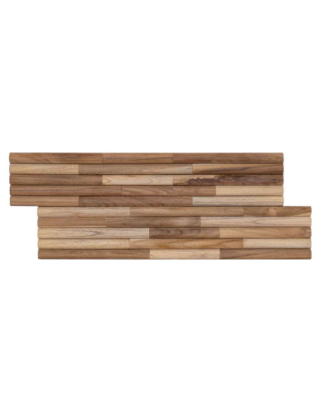 Pannello da Parete 10 pz Naturale 55 x 20 x 2 cm