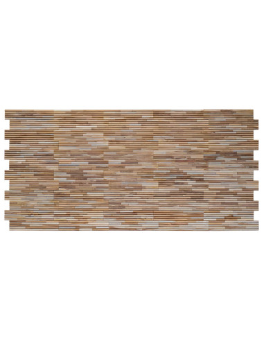 Pannello da Parete 10 pz Naturale 55 x 20 x 2 cm