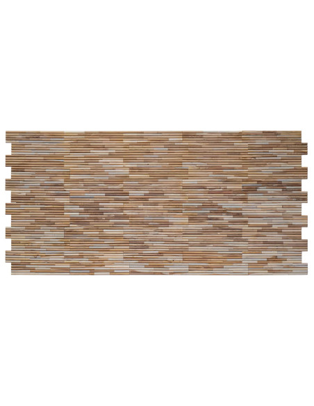 Pannello da Parete 10 pz Naturale 55 x 20 x 2 cm
