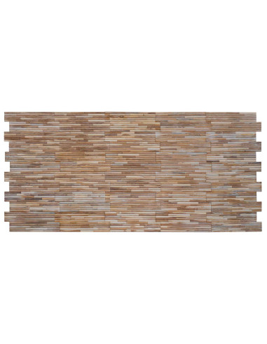 Pannello da Parete 10 pz Naturale 55 x 20 x 2 cm