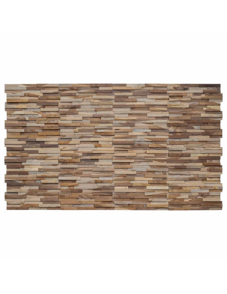 Pannelli da parete 10 pz Naturale 56 x 18 x 2 cm