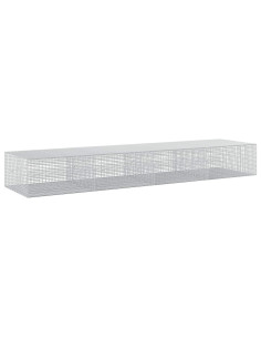 Gabione con filo da 3,5 mm e rete da 5x2,5 cm 400x100x50 cm 2