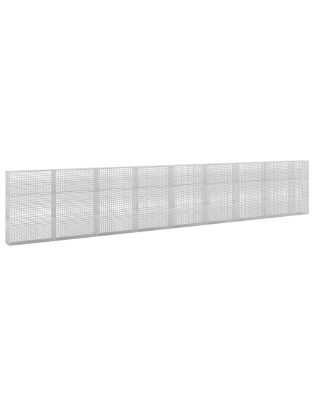 Gabione con filo da 3,5 mm e rete da 5x2,5 cm 850x30x150 cm