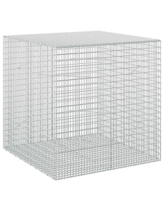 Gabione con filo da 3,5 mm e rete da 5x2,5 cm 100x100x100 cm 2