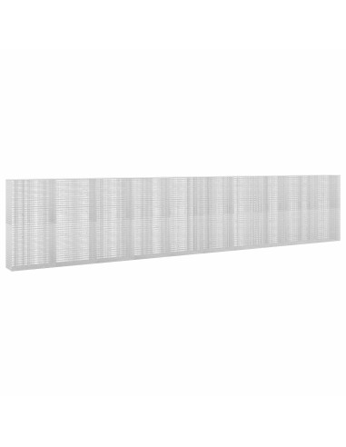 Gabione con filo da 3,5 mm e rete da 5x2,5 cm 1000x50x200 cm