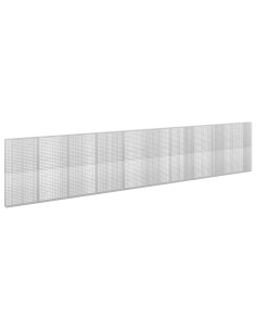 Gabione con filo da 3,5 mm e rete da 5x2,5 cm 1000x20x200 cm 2
