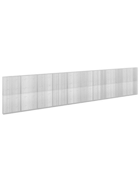 Gabione con filo da 3,5 mm e rete da 5x2,5 cm 1000x20x200 cm