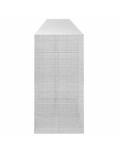 Gabione con filo da 3,5 mm e rete da 5x2,5 cm 1150x100x200 cm