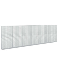 Gabione con filo da 3,5 mm e rete da 5x2,5 cm 650x30x200 cm 2