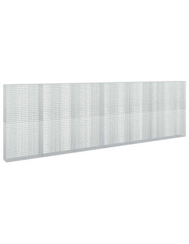Gabione con filo da 3,5 mm e rete da 5x2,5 cm 650x30x200 cm