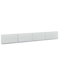 Gabione con filo da 3,5 mm e rete da 5x2,5 cm 400x20x50 cm 2