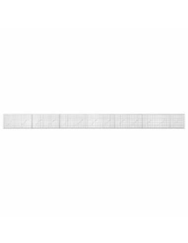 Gabion con Filo da 3,5 mm e Maglia da 5x5 cm 650x10x50 cm