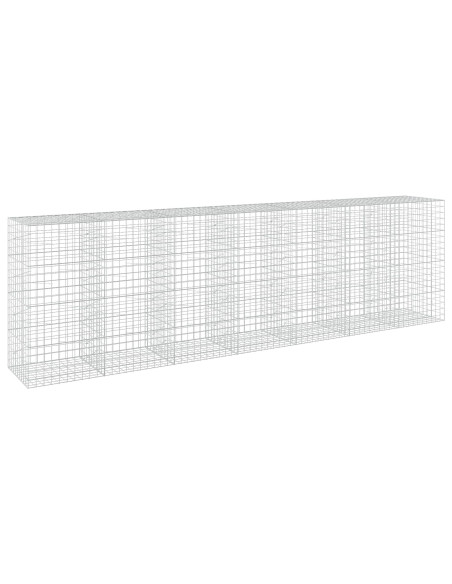 Gabione con filo da 5 mm e rete 10x10 cm 700x100x200 cm