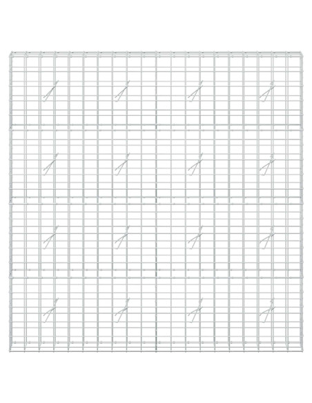 Gabione con Filo da 3,5 mm e Rete da 10x10 cm 200x20x200 cm