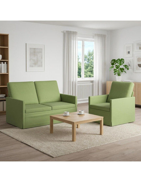 Set di divani 2 pcs Verde chiaro Velluto (V)