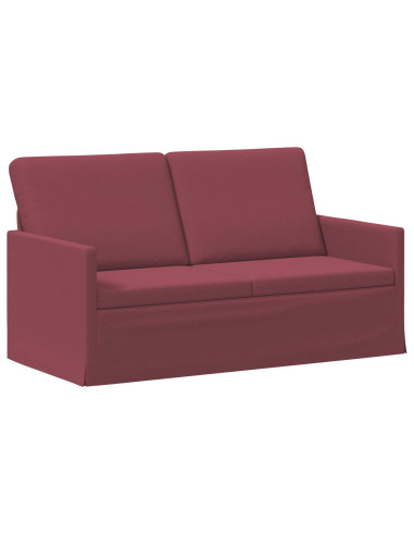 Set di divani 2 pcs Rosso Vino Tessuto