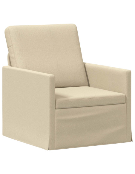 Set di divani 2 pcs Crema Tessuto