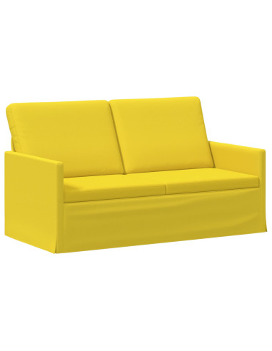 Set di divani 2 pz Giallo Chiaro Tessuto