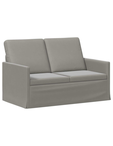 Set di divani 2 pcs Grigio Chiaro Velluto (V)